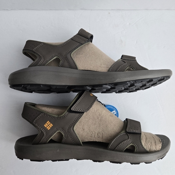 Columbia Tan and Brown Outdoor Sandals